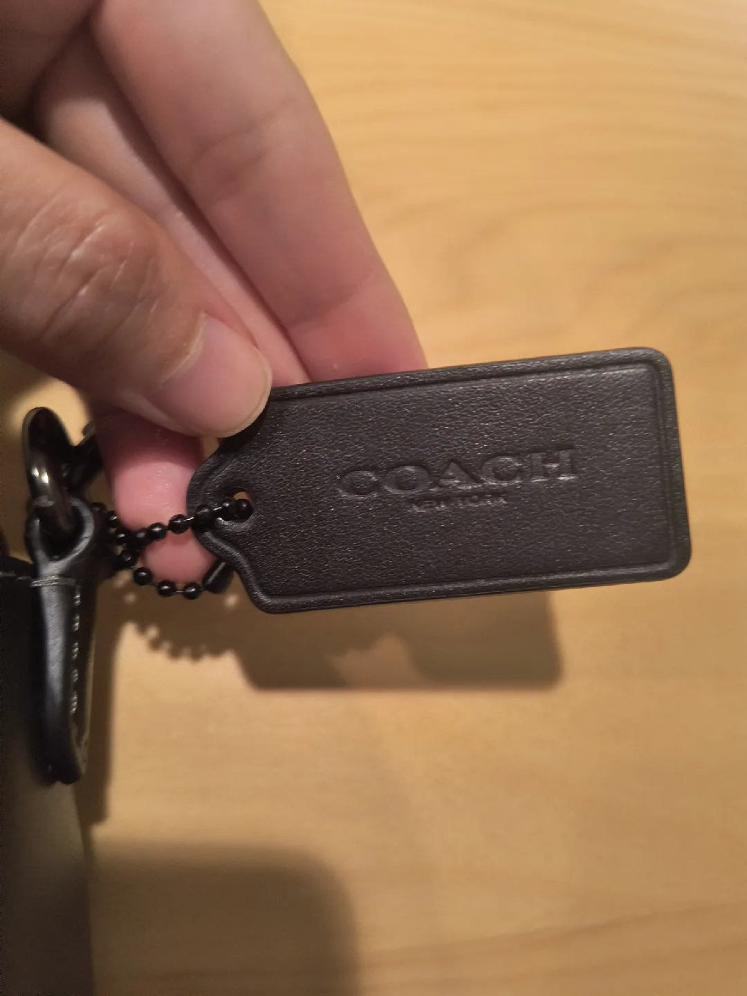 Coach Black Leather Shoulder Bag image indicator(2)