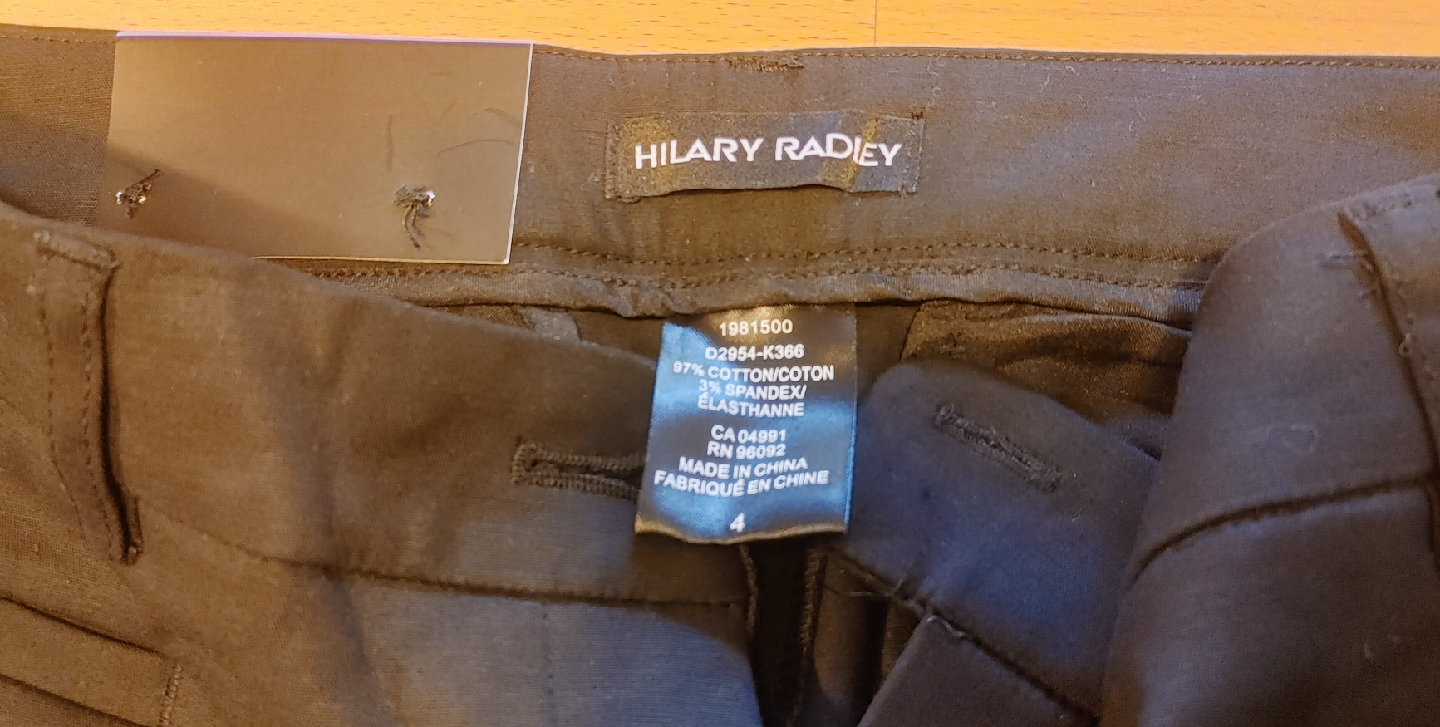 Hilary Radley Black Pants - Size 4 - photo 3