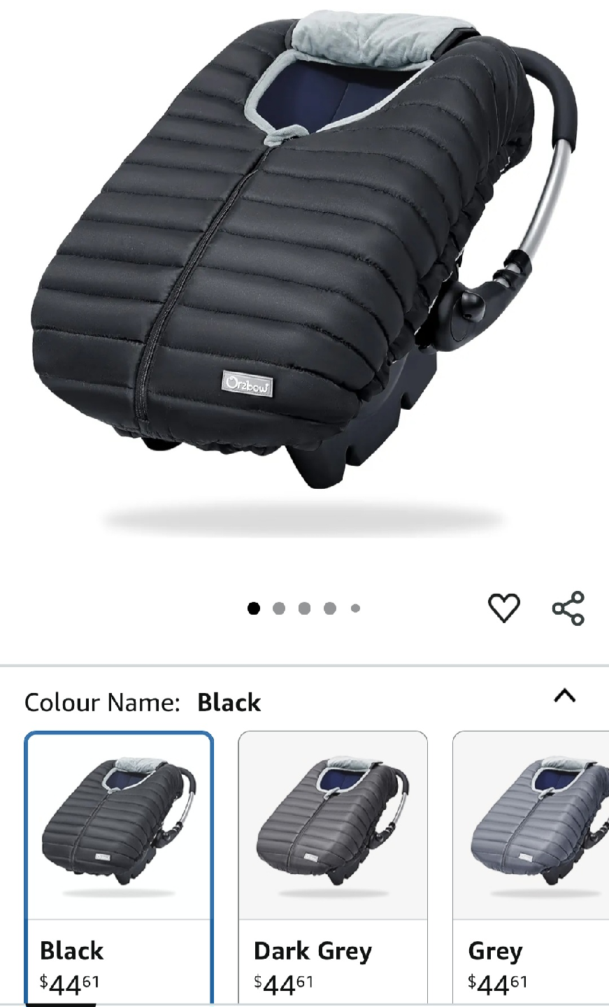 Orzbow Infant Carseat Snow and Rain Cover - photo 2