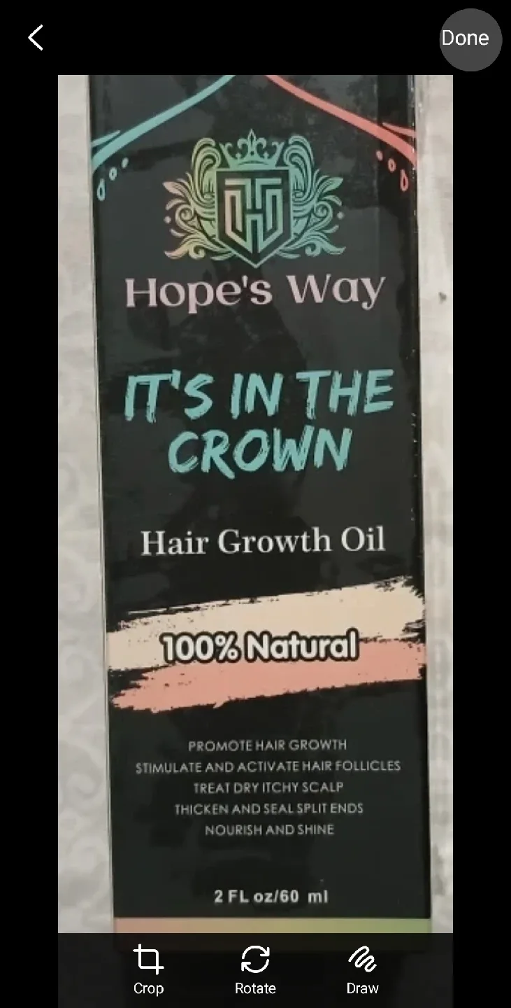 Hope's Way It's In The Crown Hair Growth Oil image indicator(2)