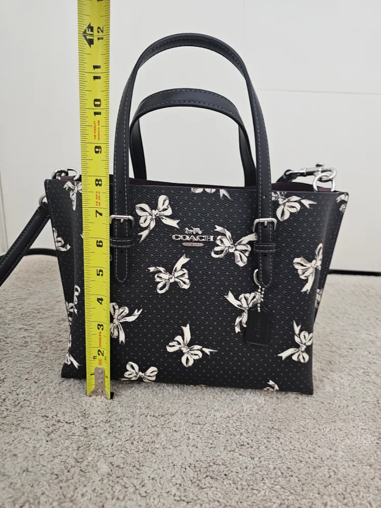 Authentic Coach Mollie Bag with Bow Print image indicator(8)
