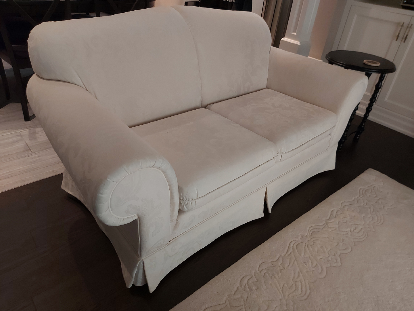 Loveseat Sofa - Ivory/Off-White - photo 2