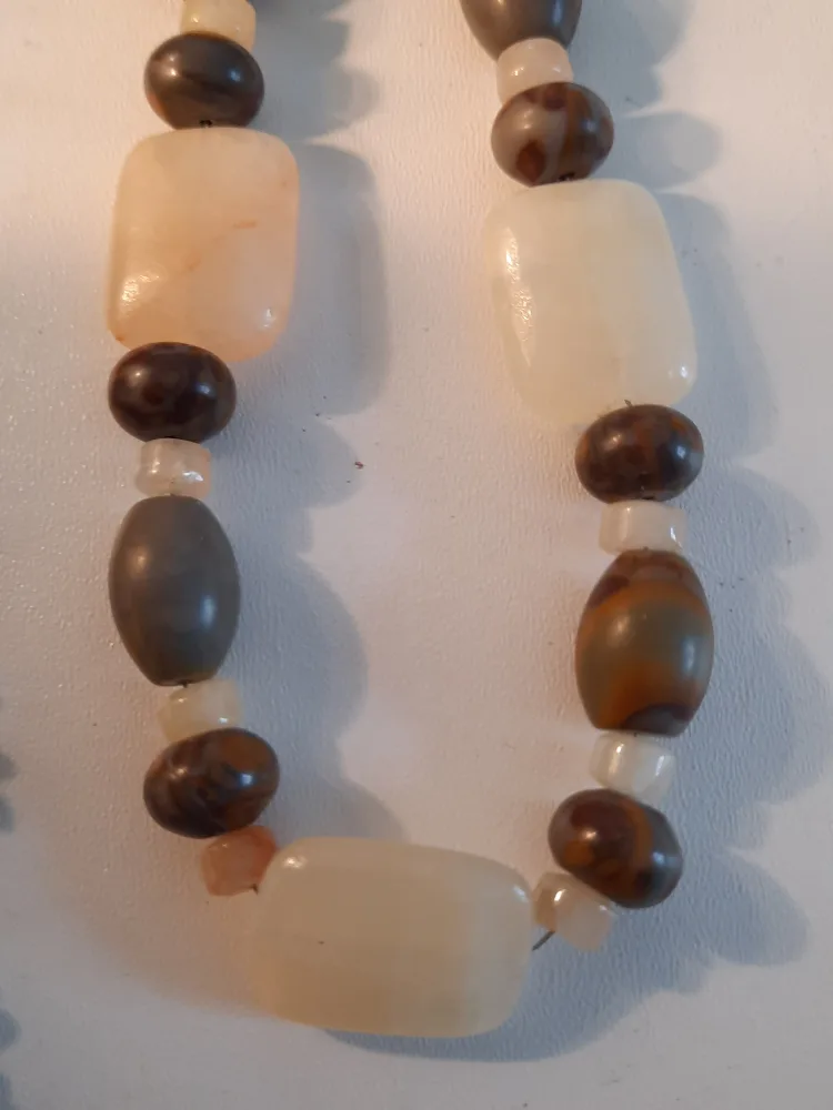 Two Beaded Necklaces with gemstones image indicator(7)