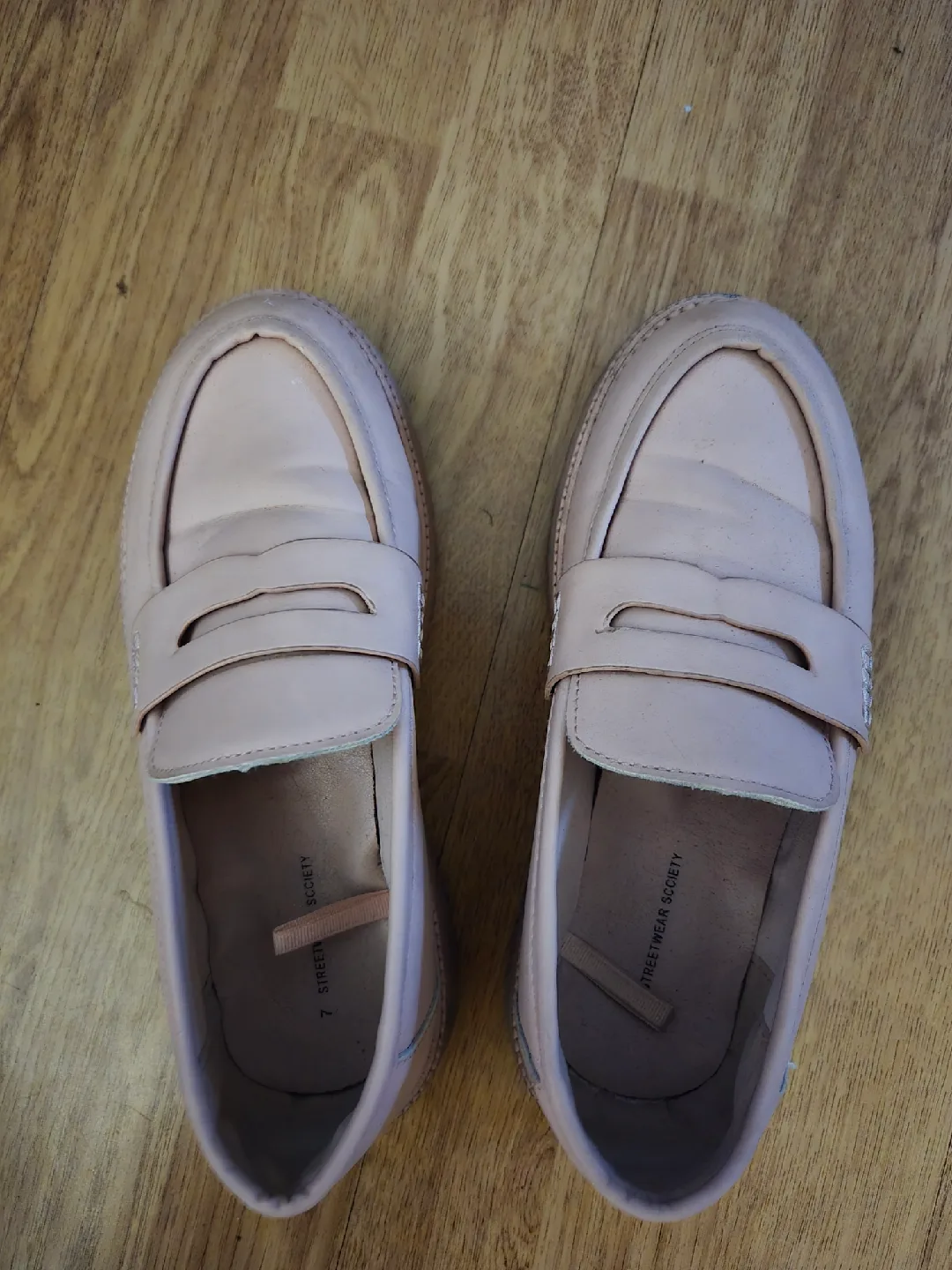 Streetwear Society Pink Loafers - Size 7 thumbnail