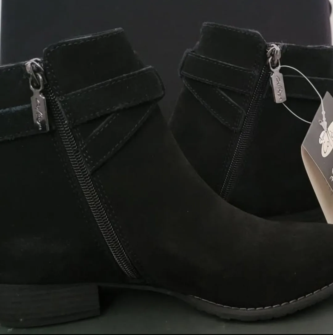 Aqua College Black Suede Ankle Boots image indicator(4)