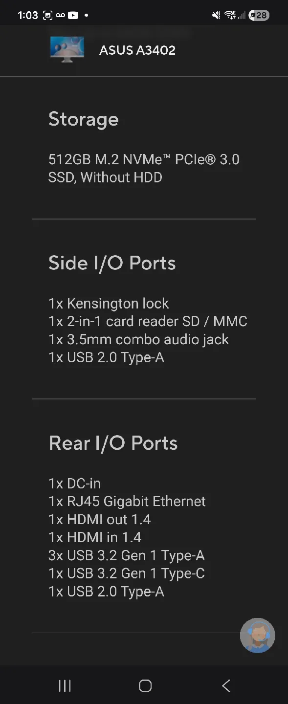 ASUS A3402 All-in-One PC image indicator(6)