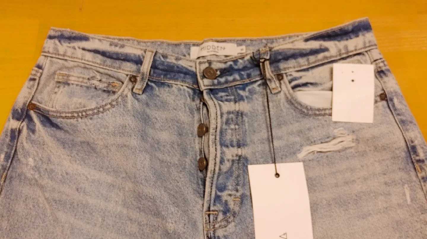 Womens Hidden distressed jeans image indicator(10)