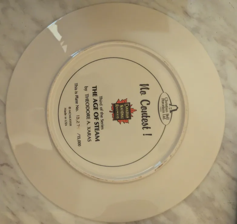 Christian Bell "Age of Steam" Plate image indicator(2)