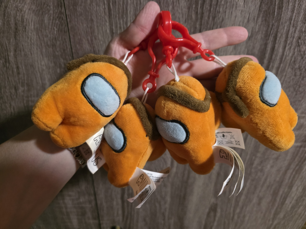Among Us Plush Keychain - Orange