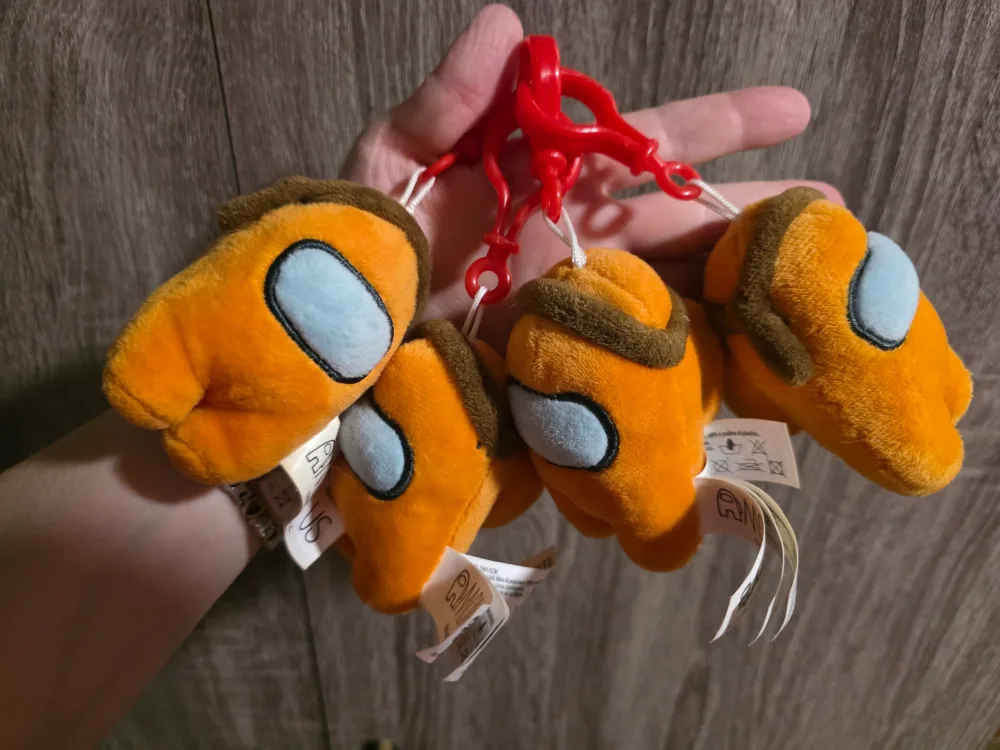 Among Us Plush Keychain - Orange thumbnail