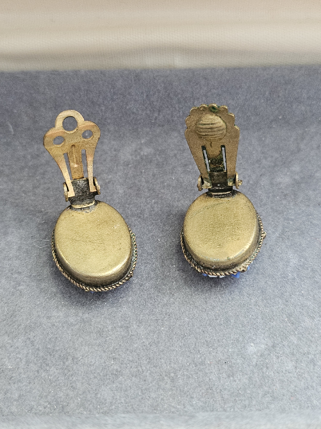Vintage Mosaic Clip-on Earrings - photo 3