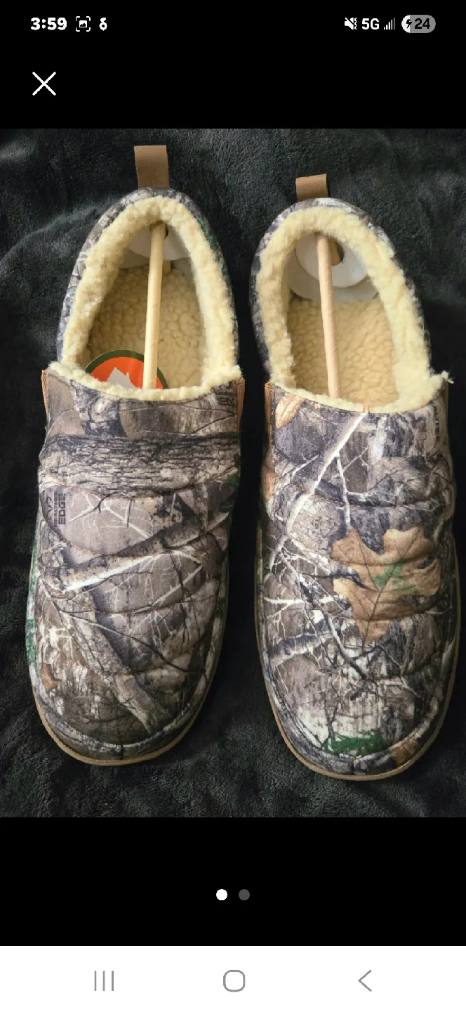 Ozark Trail Camo Slippers Size 9-10 thumbnail