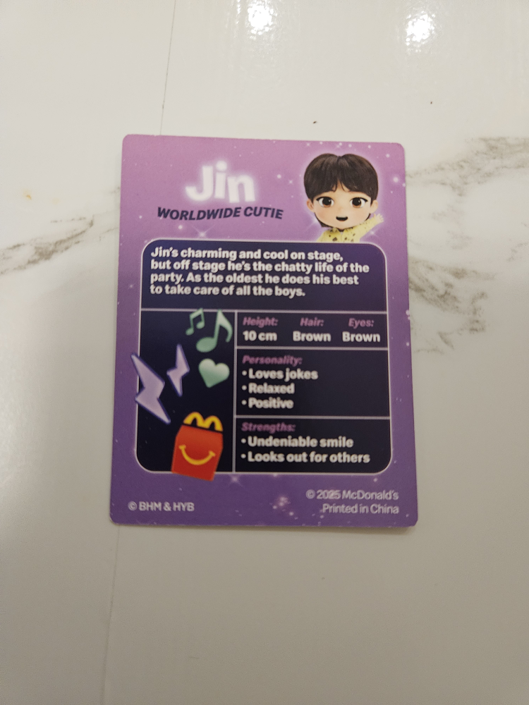 McDonald's TinyTAN Jin Figure - photo 4
