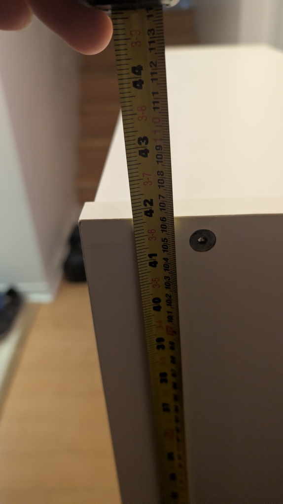 White Bookshelf (11x31x44 inches) - photo 2