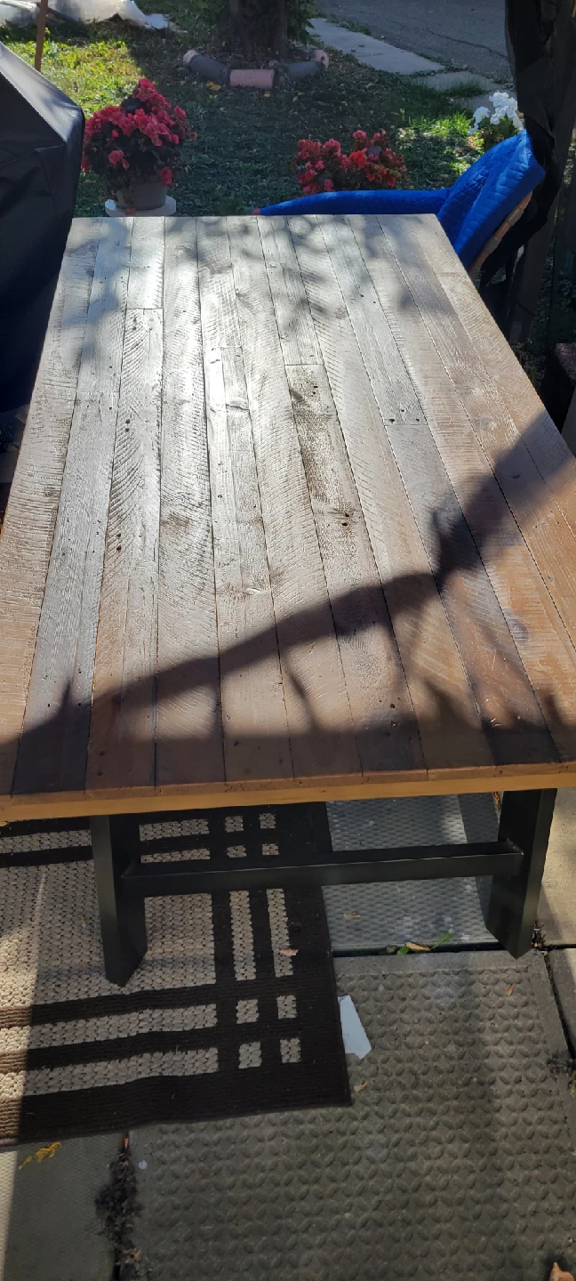 Dining Table with 4 Chairs & Bench