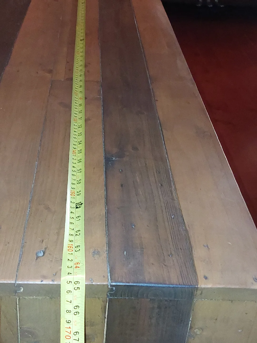 Wood TV Stand - 66" Long image indicator(4)