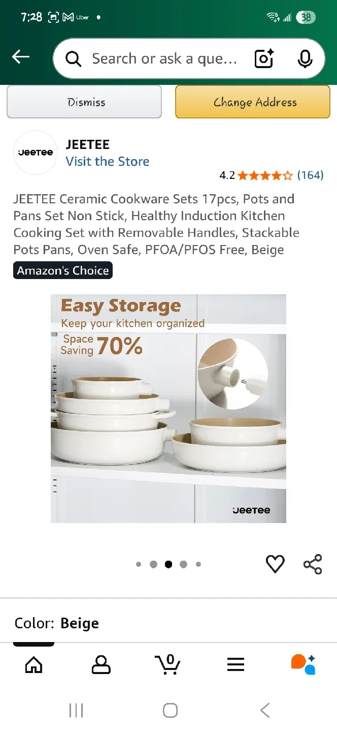 Ceramic Cookware Sets 17pcs, image indicator(4)