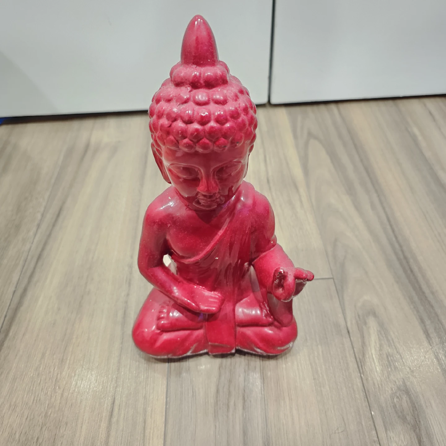 Red Buddha Statue