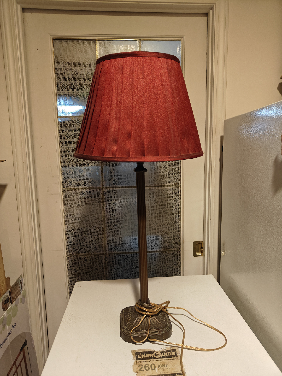 Red Table Lamp