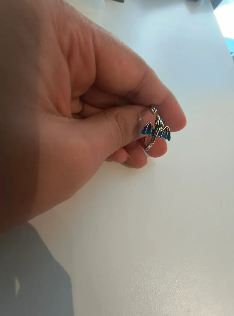 Sterling Sulver Dragon Ring - Unisex image indicator(2)