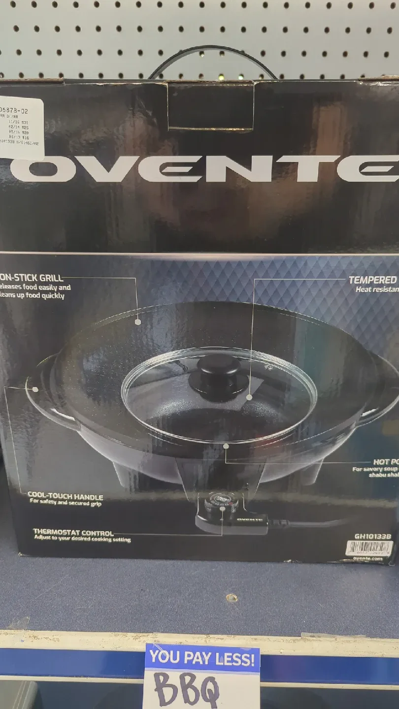 Ovente Electric Grill Hot Pot - Multi-Purpose thumbnail