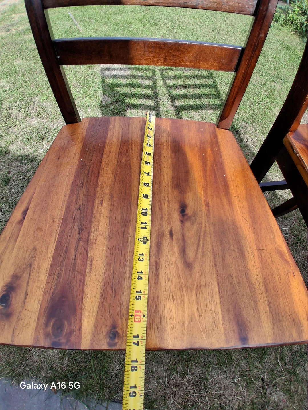 Wooden bar stools - Set of 2 - photo 4