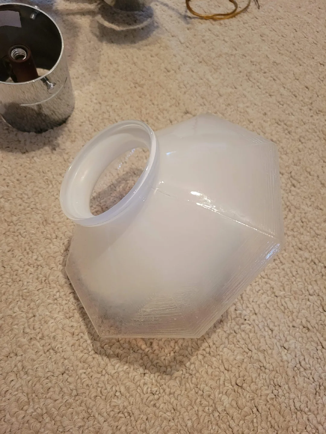 Modern Chrome Chandelier with Glass Shades image indicator(5)