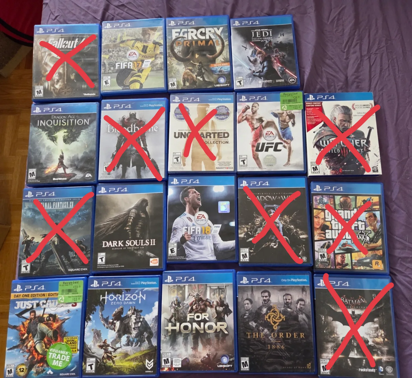 Bundle of 18 PlayStation 4 Games