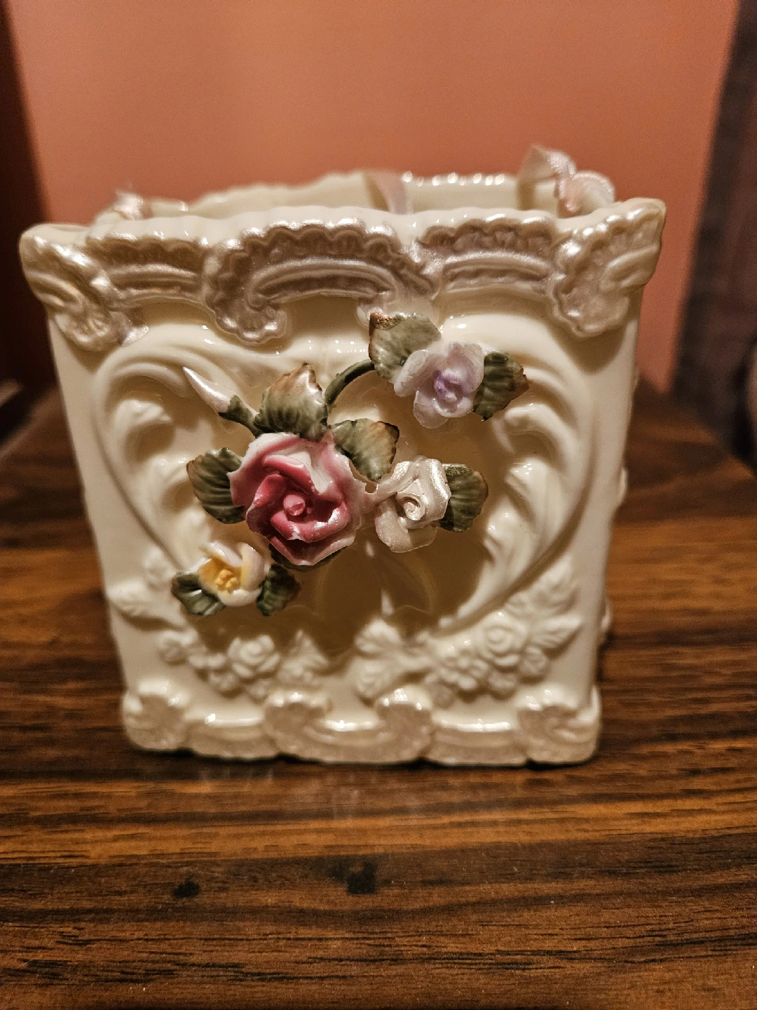 Vintage Floral Decorative Box