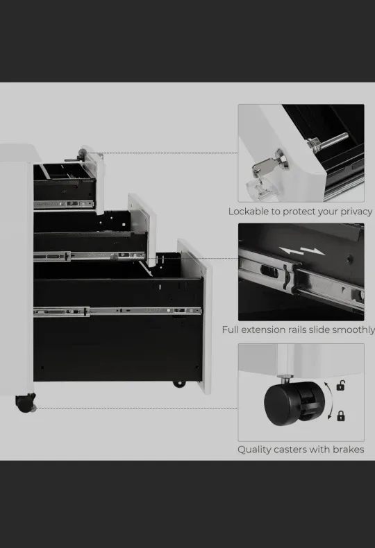 SONGMICS Filing Cabinet - New in Box! image indicator(3)