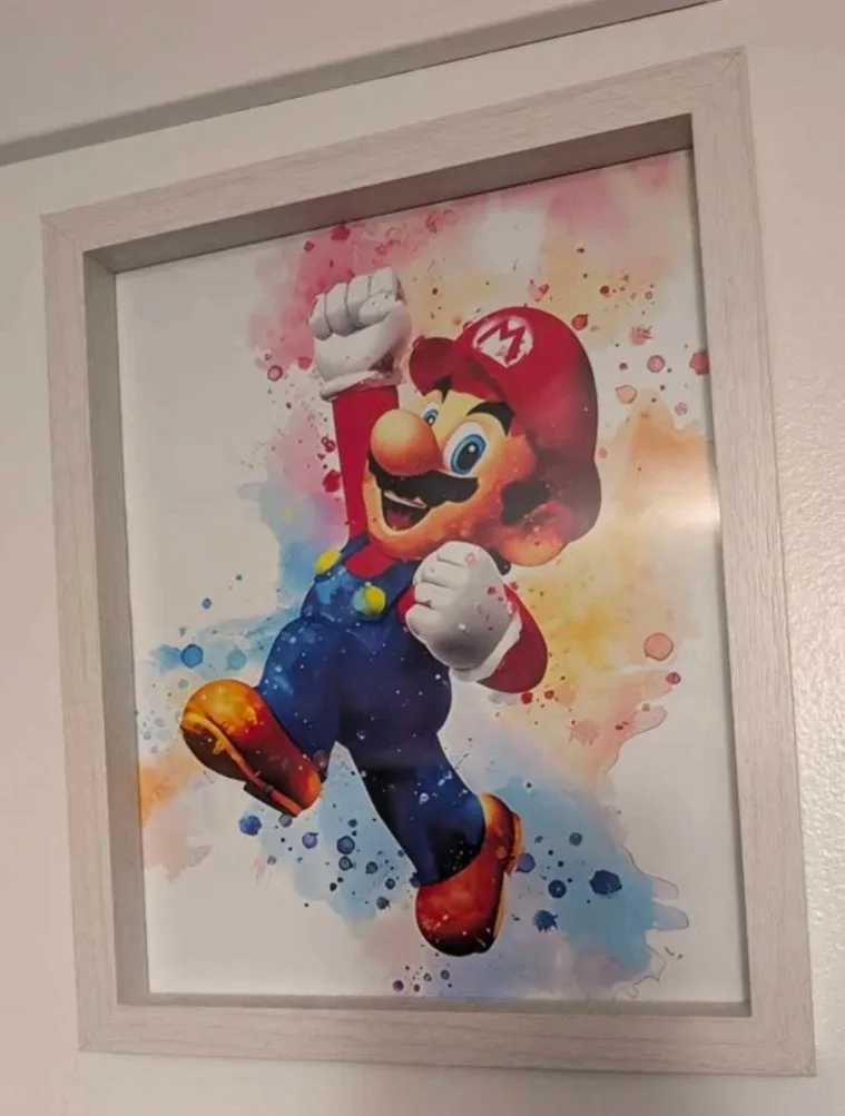 Mario Character Framed Prints (Set of 5) image indicator(4)