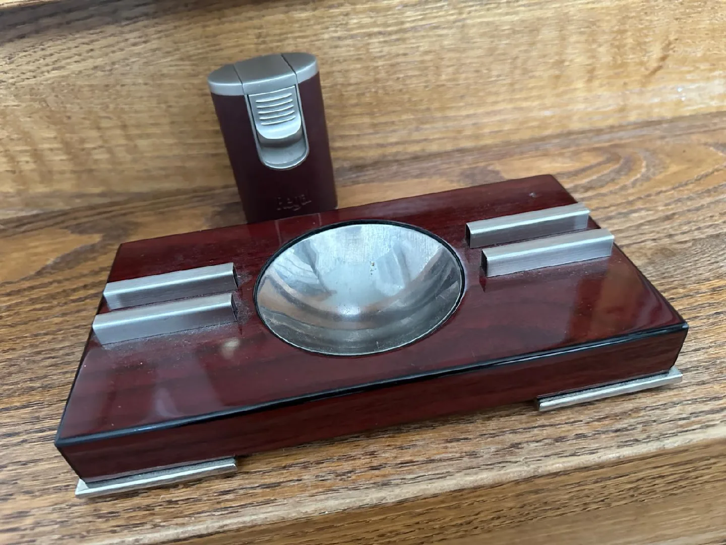 Cigar Ashtray and Lighter Set image indicator(2)