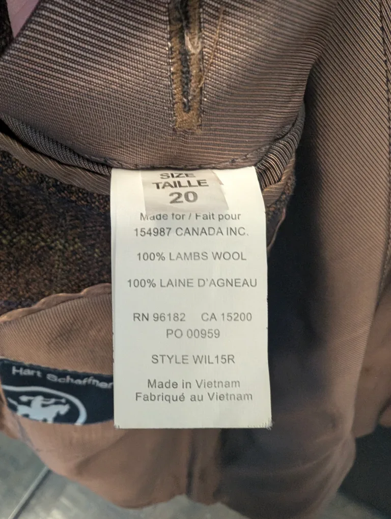 Hart Schaffner Marx Blazer (M) - 100% Lambs Wool image indicator(2)