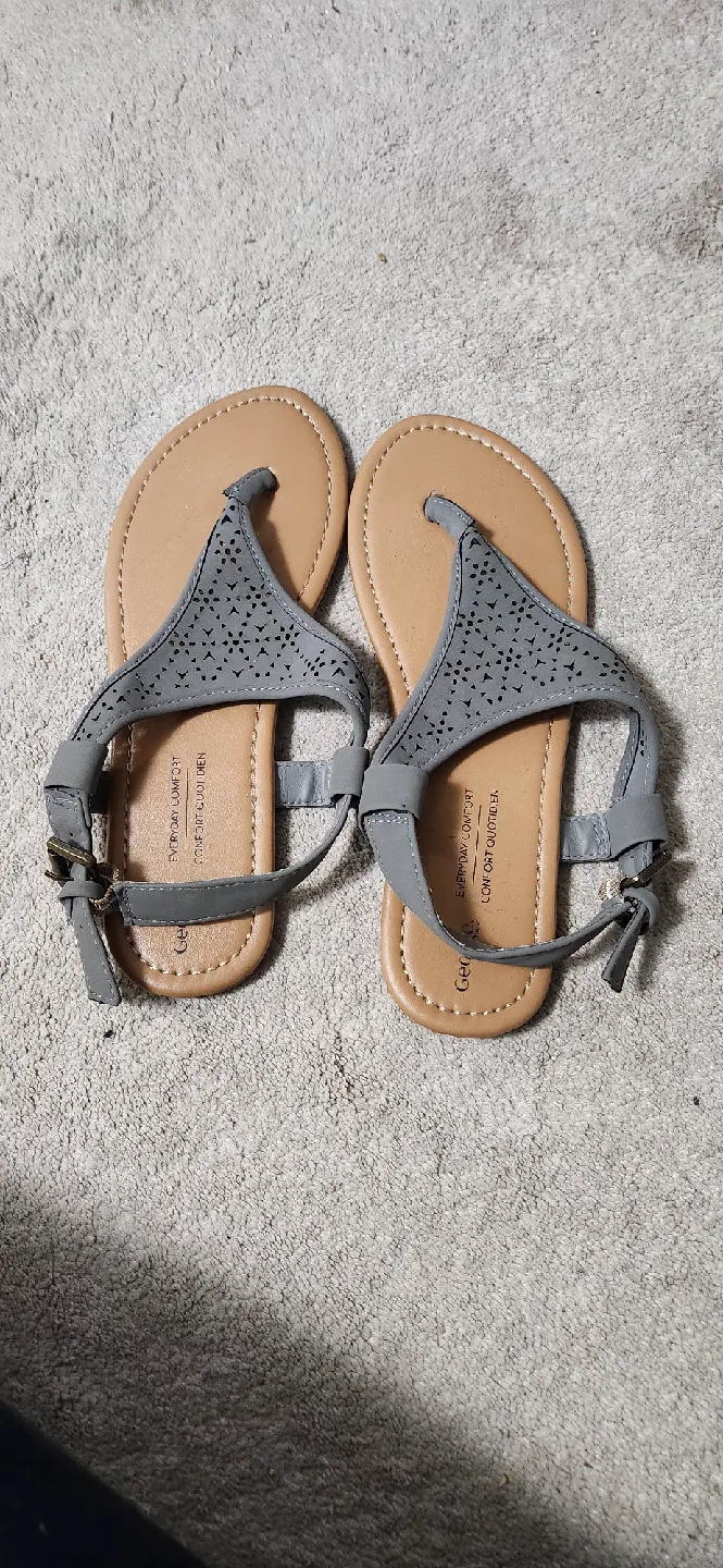 George Everyday Comfort Grey Sandals