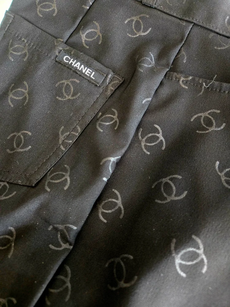 Chanel Inspired Black Pants image indicator(5)