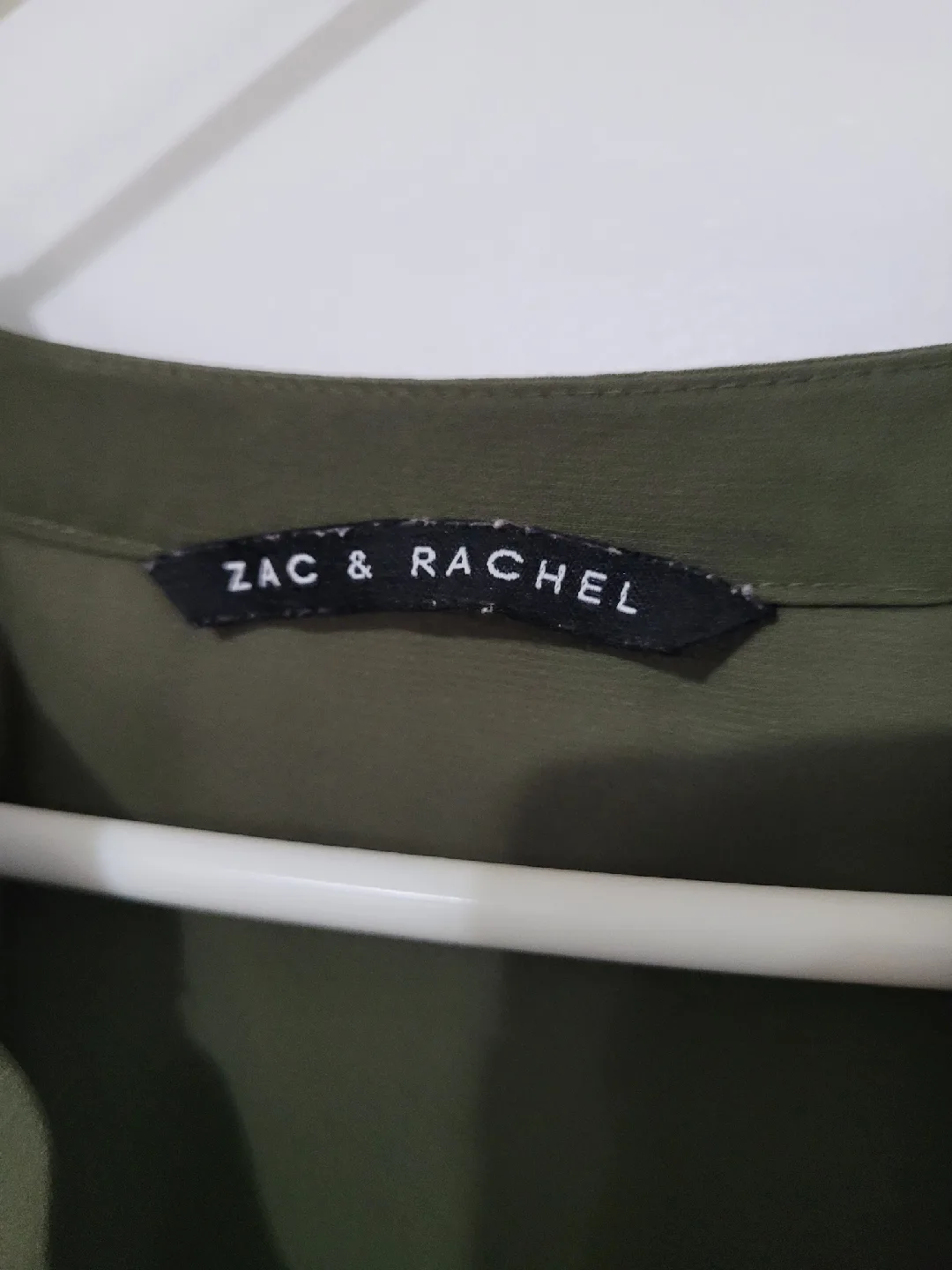 Zac & Rachel Olive Green Blouse image indicator(2)
