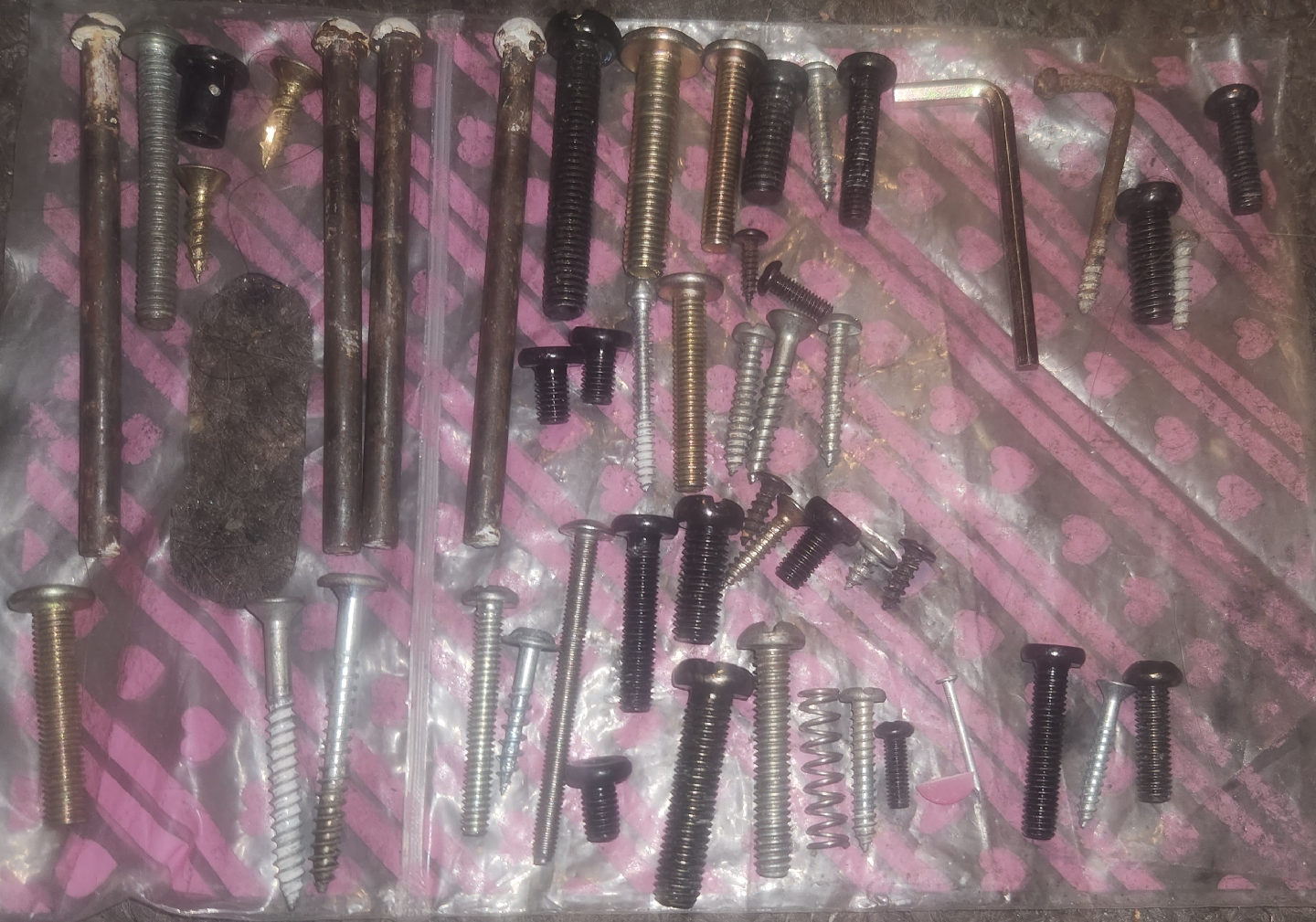 Assorted Screws, Nails and Fasteners
