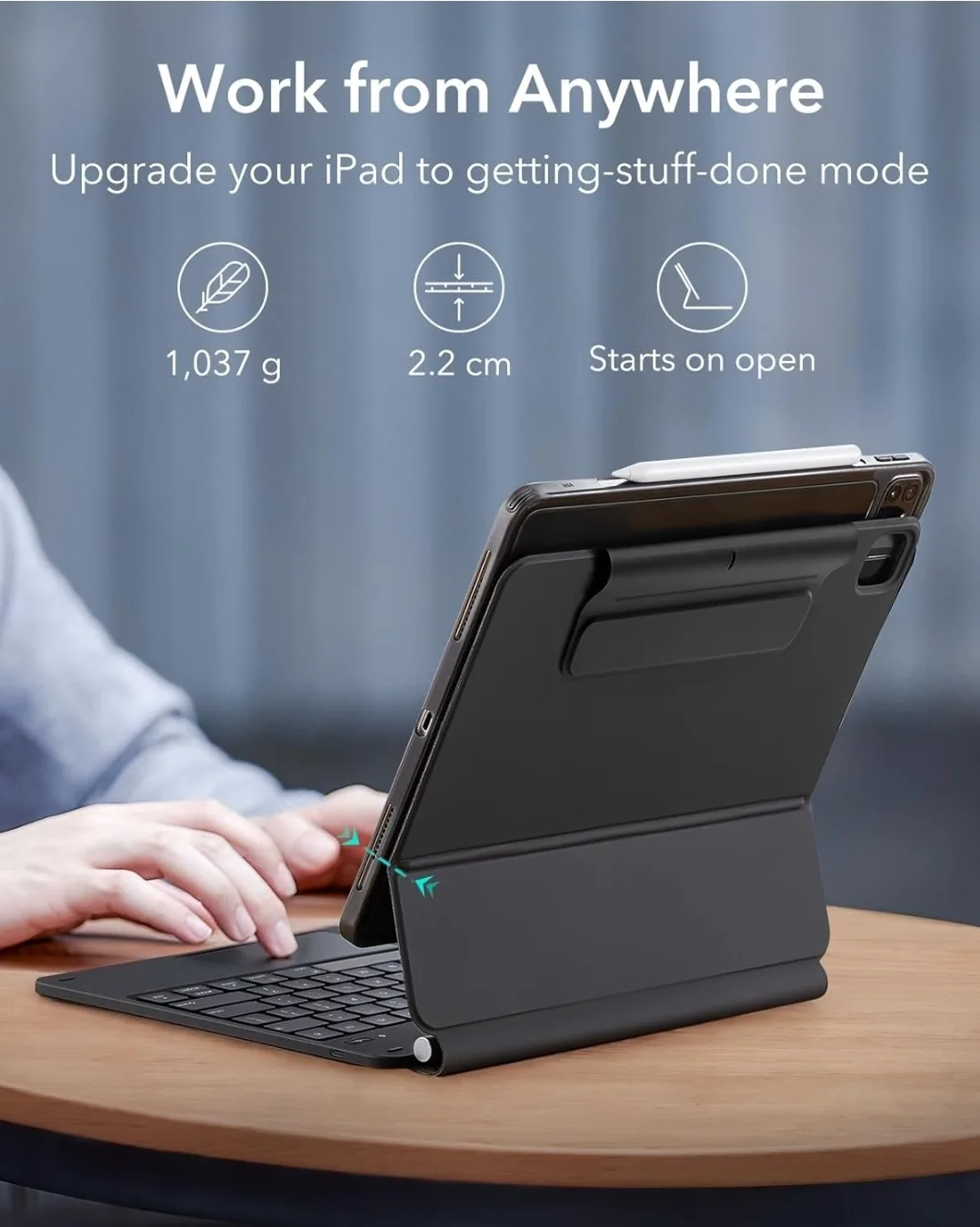 iPad Pro 12.9" Detachable Back Case image indicator(3)