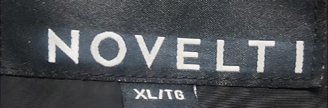 Novelti Black Puffer Coat - Size XL image indicator(4)