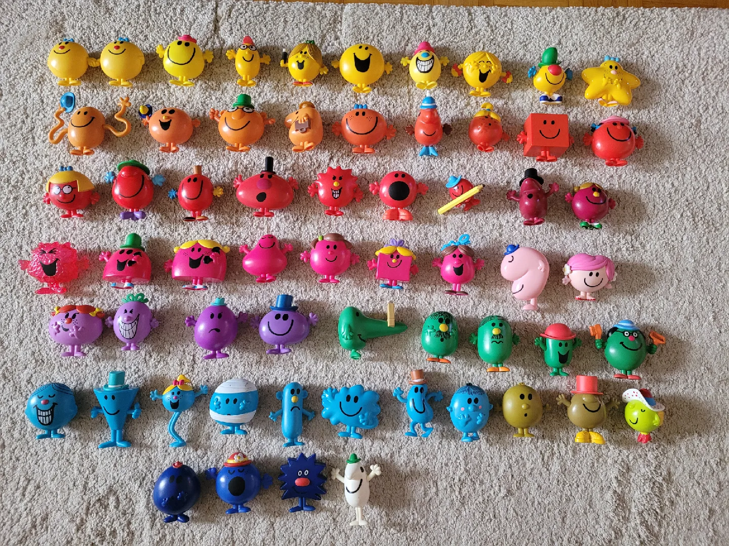 Whole collection of Mr.Men & Little Miss toys 60 pcs. image indicator(2)