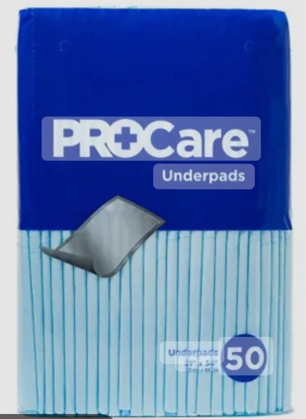 ProCare Underpads 21 x 34 inch (50/pkg)