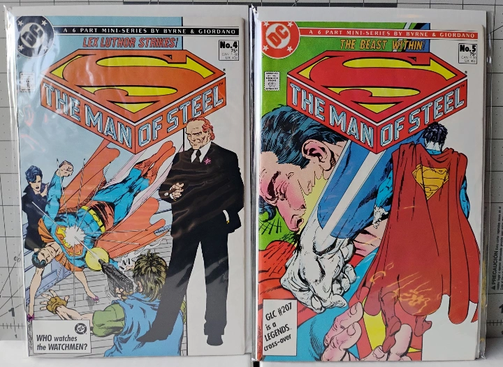 Man of Steel Superman Complete Run 6 Issues - photo 2