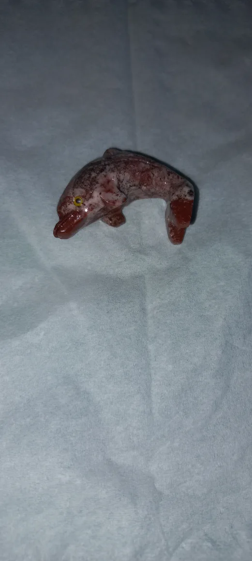 Small Stone Dolphin Figurine image indicator(4)