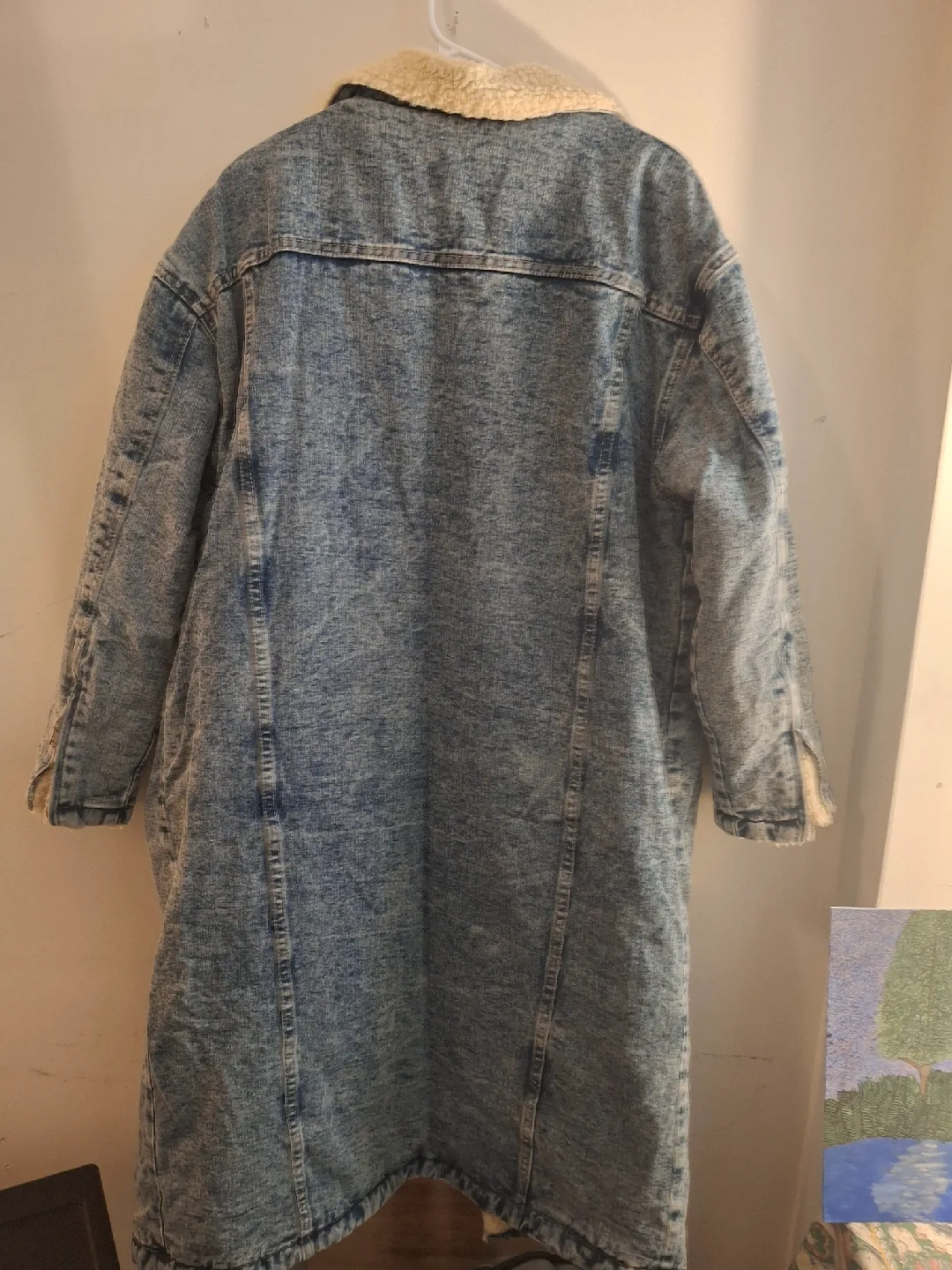 long denim coat XL image indicator(3)