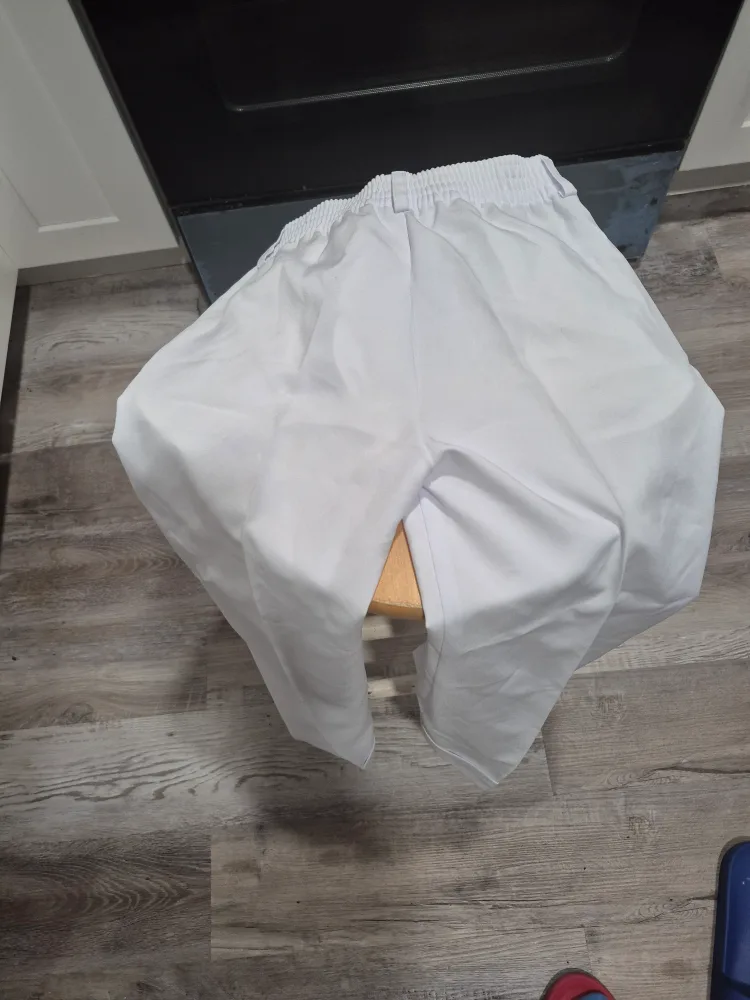 Hart Schaffner Marx White Pants image indicator(4)