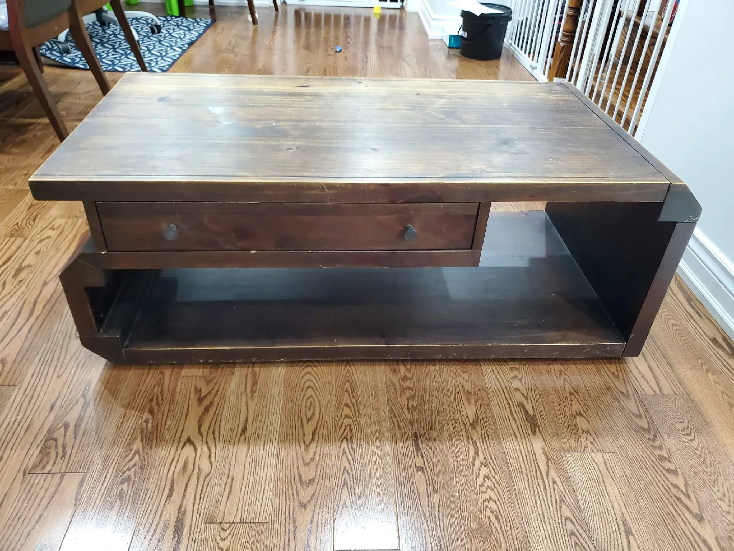 Wooden Coffee Table with Drawer image indicator(8)