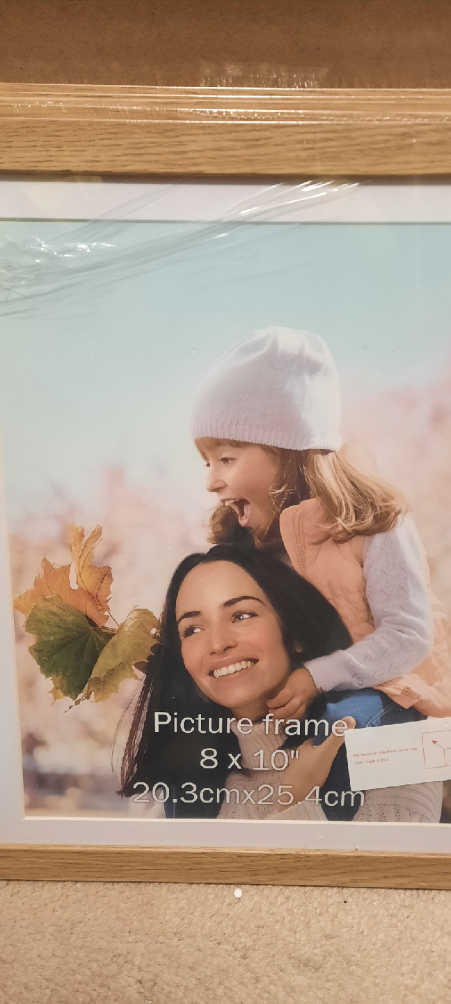 x15 New Picture Frame 8 x 10" - Oak coloured ❤️ - photo 2