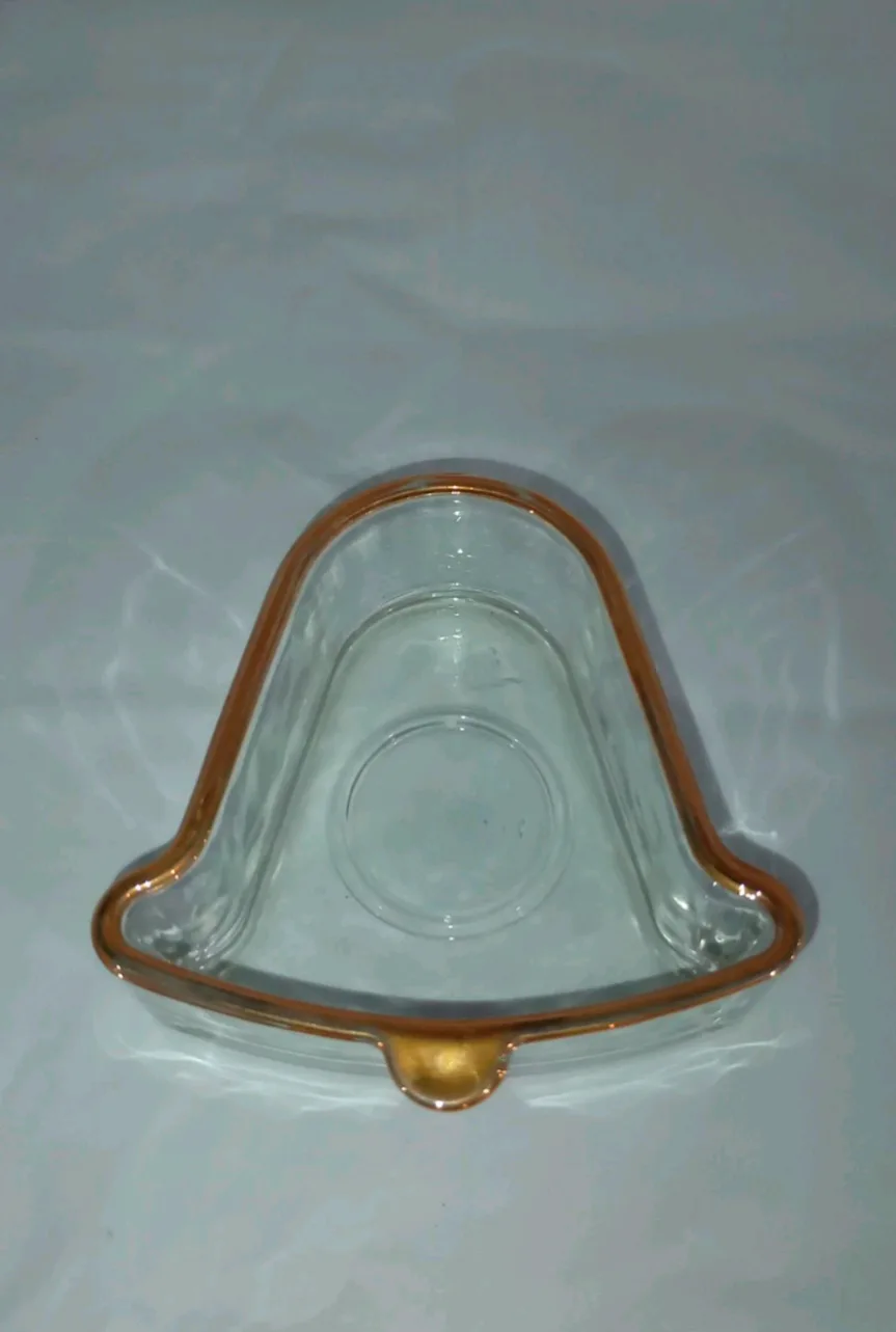 Holiday Gold 3 Piece Party Set Glass Bowls Tree, Star And Bell image indicator(4)