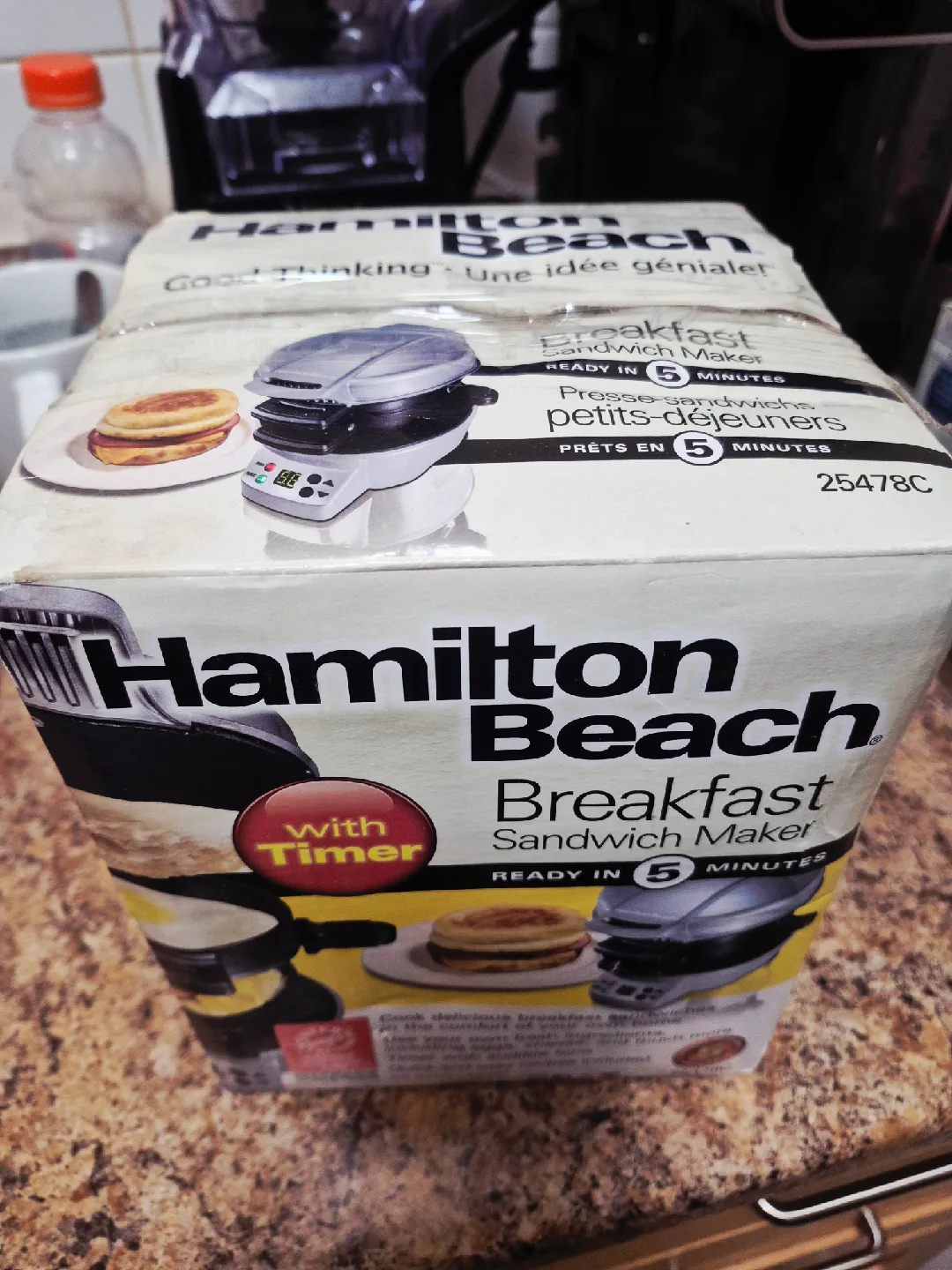Hamilton Beach Breakfast Sandwich Maker w/ Timer  $10 thumbnail