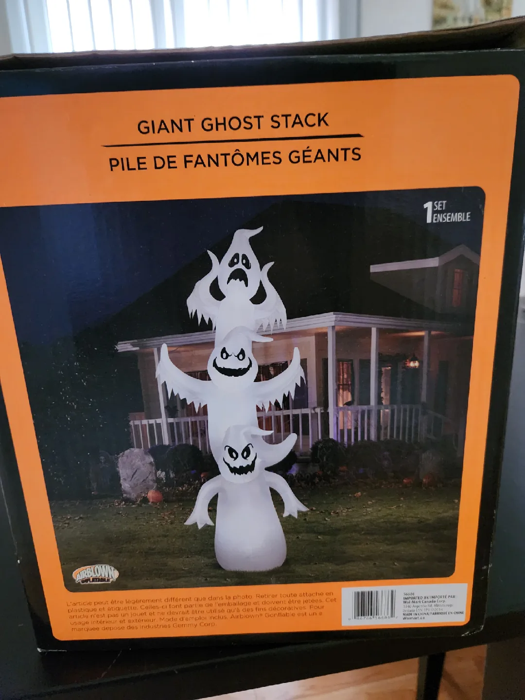 Giant Ghost Stack Halloween Inflatable Decoration image indicator(2)